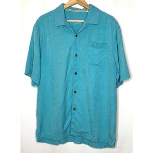 Tommy Bahama Teal Silk Shirt